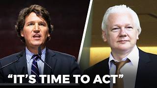 Tucker Carlson Responds to Julian Assange’s Release During Australia Speech [upl. by Lain]