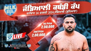 Jandiali Ludhiana  MLK Kabaddi Cup 2024 Live Now [upl. by Lyred]