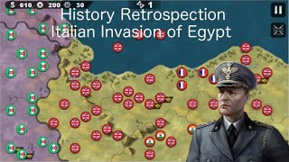 History retrospectionItalian invasion of EgyptWorld conqueror 4 [upl. by Valerlan]