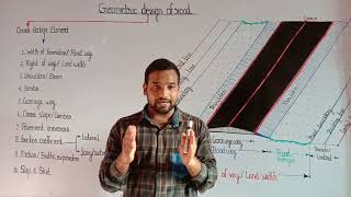 Part1  Highway lecture  Geometry design of road  Cross section of road  Road geometry lecture [upl. by Leoy414]