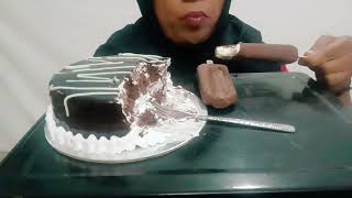 eating fresh cream cake ice creams chochobar asmer eats mukbang eats [upl. by Ecirbaf]