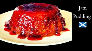 Retro Jam Sponge Pudding  Easy recipe [upl. by Kozloski]