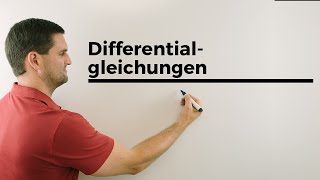 Differentialgleichungen linearnicht linear homogeninhomogen Übersicht  Mathe by Daniel Jung [upl. by Laval430]