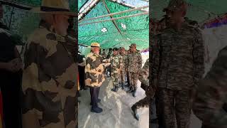 PM Modi distributes sweets among BSF Jawans in Kutch Gujarat on Diwali shorts [upl. by Abehs]