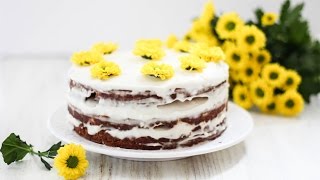 vegan carrot cake with vanilla coconut cream [upl. by Colier]