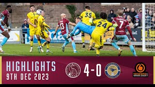 Taunton Town FC 4 0 Farnborough FC  MATCH HIGHLIGHTS [upl. by Akemaj]