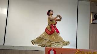 quotDhai Sham Rok Laiquot dance cover by kathak dancer Arithra at Bangkok [upl. by Ssitnerp959]