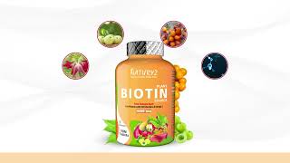 NATURYZ 100 Plant Based Biotin Tablets [upl. by Alocin]