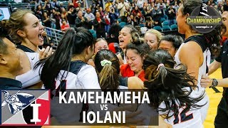 Raiders defend at the buzzer  SL Replay  Kamehameha vs Iolani Feb 9 2019 [upl. by Elehcir]