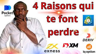 4 Raisons qui te font perdre au Trading [upl. by Heimer]