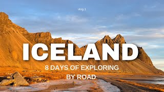 ICELAND TRAVEL VLOG  A road trip on southern coast with Northern lights and surviving a snow storm [upl. by Mahalia]