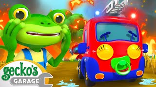 Baby Truck Becomes a Fire Truck  Geckos Garage  Trucks For Children  Cartoons For Kids [upl. by Palmira]