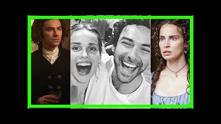 Poldark Ross and Elizabeth reunion Aidan Turner and Heida Reed hang out in London [upl. by Kip]