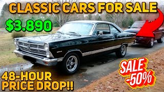 20 Flawless Classic Cars Under 15000 Available on Craigslist Marketplace Perfect Classics Cars [upl. by Marlene]