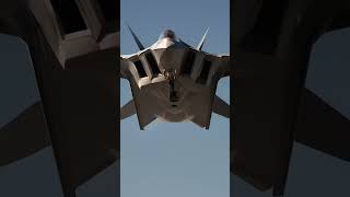 Closeup Animation of USAF F22 Raptor Landing  Stunning Fighter Jet short video fighterjet [upl. by Harper345]