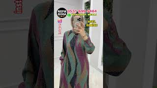 ASEL ELBİSE   NEFA MODA BÜYÜK BEDEN ELBİSE MODELLERİ [upl. by Pestana643]