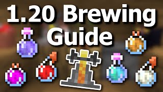 The Ultimate Minecraft 120 Potion Brewing Guide  How to make all Potions Auto Brewer and More [upl. by Eadie]