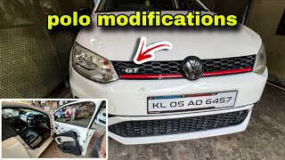 POLO MODIFICATIONS🤩 folding mirrors installing😎 [upl. by Akeinahs]