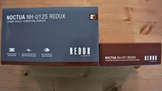 Noctua NHU12S Redux and NAFK1 Redux Unboxing [upl. by Abbub]