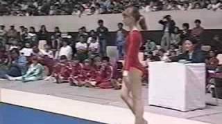 Oksana Omelianchik  1986 World Sports Fair  FX [upl. by Snej]