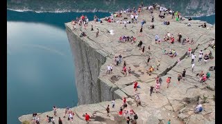 Hike to Preikestolen Pulpit Rock in Norway [upl. by Nnylrefinnej]