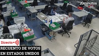 EN DIRECTO  Recuento de votos en EEUU [upl. by Hgiel630]