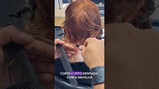 CORTE DE CABELO CURTO DESFIADO E MODERNO [upl. by Ardin611]