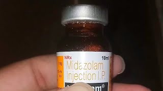 बेहोश करने की दवा 😱 Midazolam Injection Uses 💉 Side effects 💉 Mechanism of Action [upl. by Nahgen302]