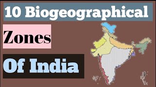 10 biogeographical zones of India  Fo Dillema [upl. by Soelch]