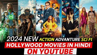 Top 10 Best Hollywood Adventure amp SciFi Movies On YouTube In Hindi  Hollywood Movies In Hindi 2024 [upl. by Meedan]