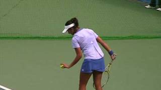 Sania Mirza in 1st Round Toray PPO [upl. by Akihsat]