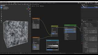 สร้าง Concrete Material โดยใช้ Node of Shader Editor ไม่ใช้รูปภาพใด ๆ [upl. by Bonni585]