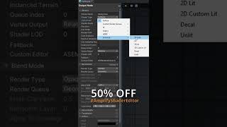 🔥 Black Friday Sale 🔥 AmplifyShaderEditor for Unity3d is 50 OFF [upl. by Rick227]