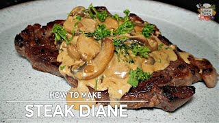 Easy Steak Diane Recipe  A Must Try [upl. by Catharina]