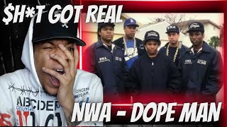 HT JUST GOT REAL NWA  DOPE MAN  REACTION [upl. by Modestine667]