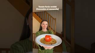 Tomate farcie revisité parfait en entrée 🥒 food cooking recipe recettefacile recette food [upl. by Lough779]