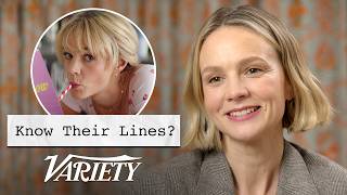 Does Carey Mulligan Know Lines From Her Most Famous Movies [upl. by Rockel609]