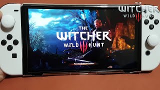 Witcher 3 Wild Hunt on Nintendo Switch OLED [upl. by Corder]