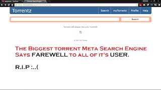 Why Torrentzeu is Not WorkingRIP [upl. by Alderson45]