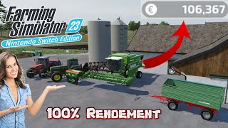 Farming simulator 23  Bien commencer ca carrière  TUTORIEL 1 [upl. by Anirehtac]