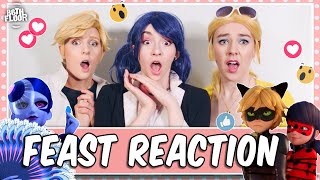 Cosplayers React to Miraculous Ladybug  Feast 🦚 [upl. by Laurentia]