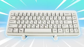 The Perfect Keyboard EWhite D65  Tealios Switches [upl. by Ondrea157]