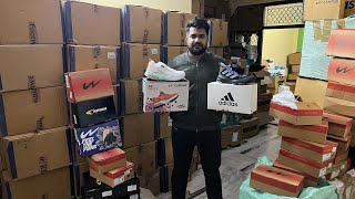 100 Original Branded Shoes  Biggest Wholesaler in Delhi  Cheapest Shoes Market [upl. by Atinuaj]