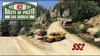 GTA V Motorsport  Realistic Rally Stages  RALLY de PALETO  SS2  Mount Chiliad [upl. by Aleemaj]