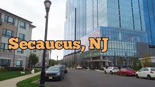 Walk tour in the southern part of Secaucus NJ  Secaucus Junction to Xchange to Laurel Hill Park [upl. by Norvin512]