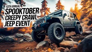 Halloween Jeepin The 2024 Spooktober Creepy Crawl Jeep Event [upl. by Devan]