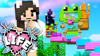 💙I did Lizzies DEATH Parkour Minecraft X Life Ep18 [upl. by Lulita505]