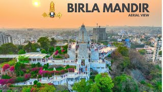 Birla Mandir Aerial View 2024  Birla Mandir Drone Video  Hyderabad [upl. by Jordans832]