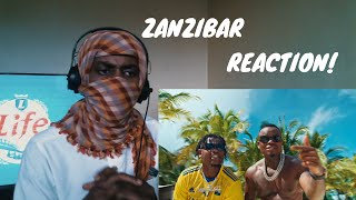 Harmonize Feat Bruce Melodie  Zanzibar Official Music Video REACTION [upl. by Prunella56]