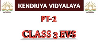 kv Class III pt2  question paper  evs ncrt cbse kvexam kvs kv class3 pt2 evs KVS360 [upl. by Kauslick]